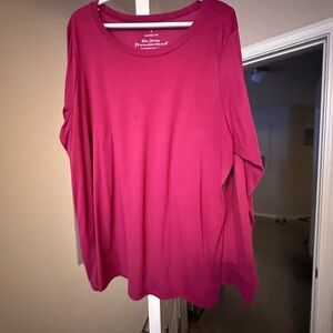 Torrid Fuchsia Long Sleeve Top